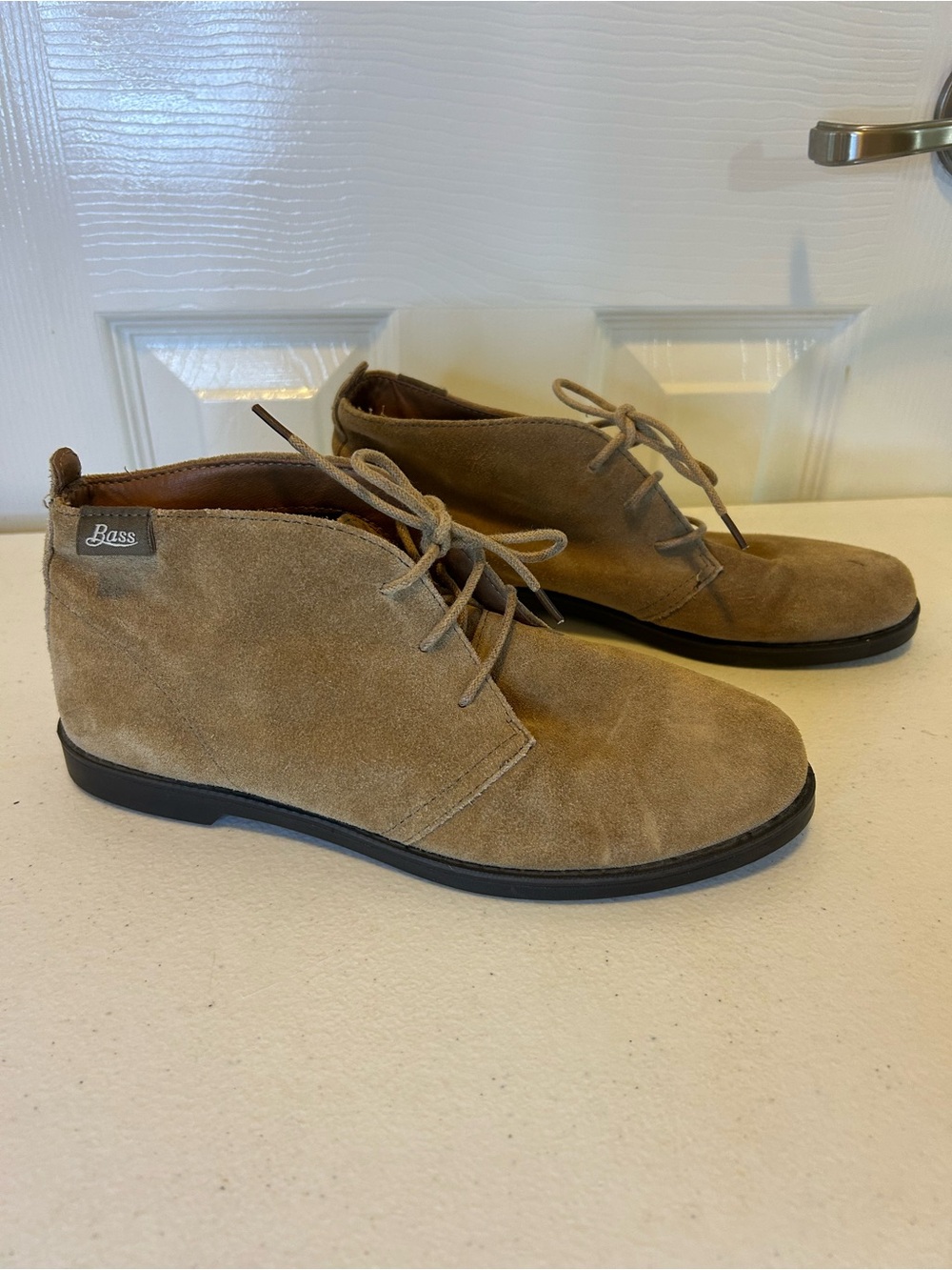 Bass Flex Step Elyse  Tan Suede Chukka Boots